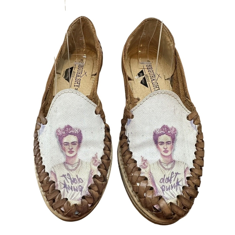 Segura, Shy FRIDA KAHLO Huaraches Sandals Slip On Women's SIZE MX 23 (US 6)